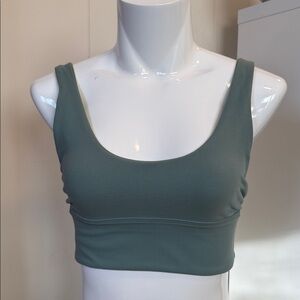 Lululemon Reversible Align Bra – Tidal Teal / Green Foliage – Nulu – Size 6